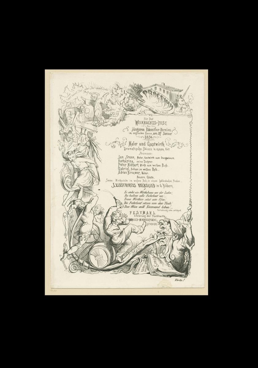 Weihnachtsfest des jüngeren Künstler-Vereins 1854