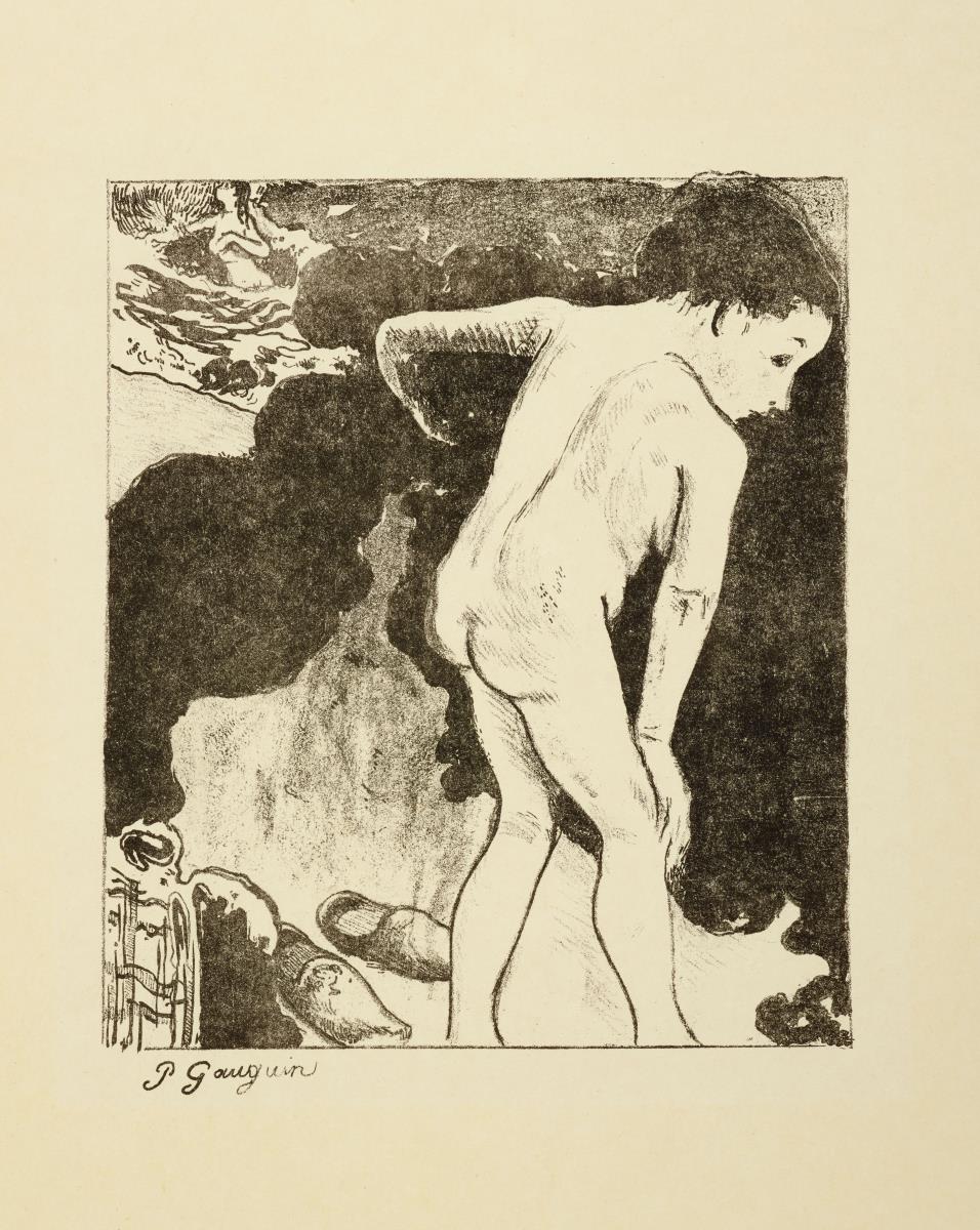 Badende in der Bretagne (Baigneuses Bretonnes)