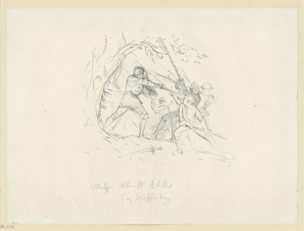 Markgraf Albrecht Achilles in Greiffenberg. Studie zu "Werke Friedrich des Großen"