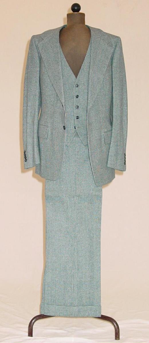 Sportlich-eleganter Glencheckanzug