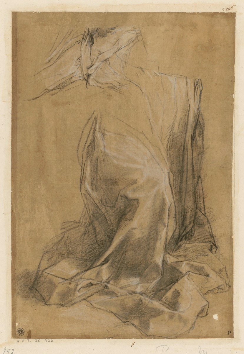 Gewandstudie, Draperie
