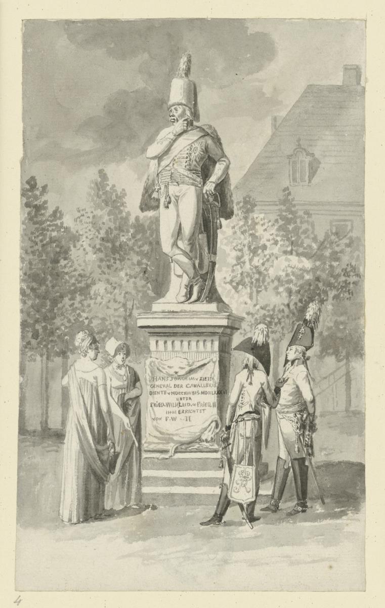 Denkmal des Generals von Zieten auf dem Wilhelmsplatz in Berlin