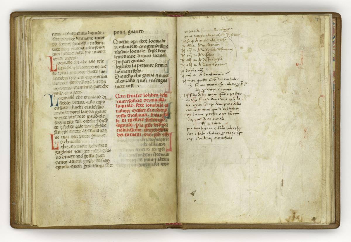Giordano Rosso, Libro delle Mariscalcie dei cavalli.