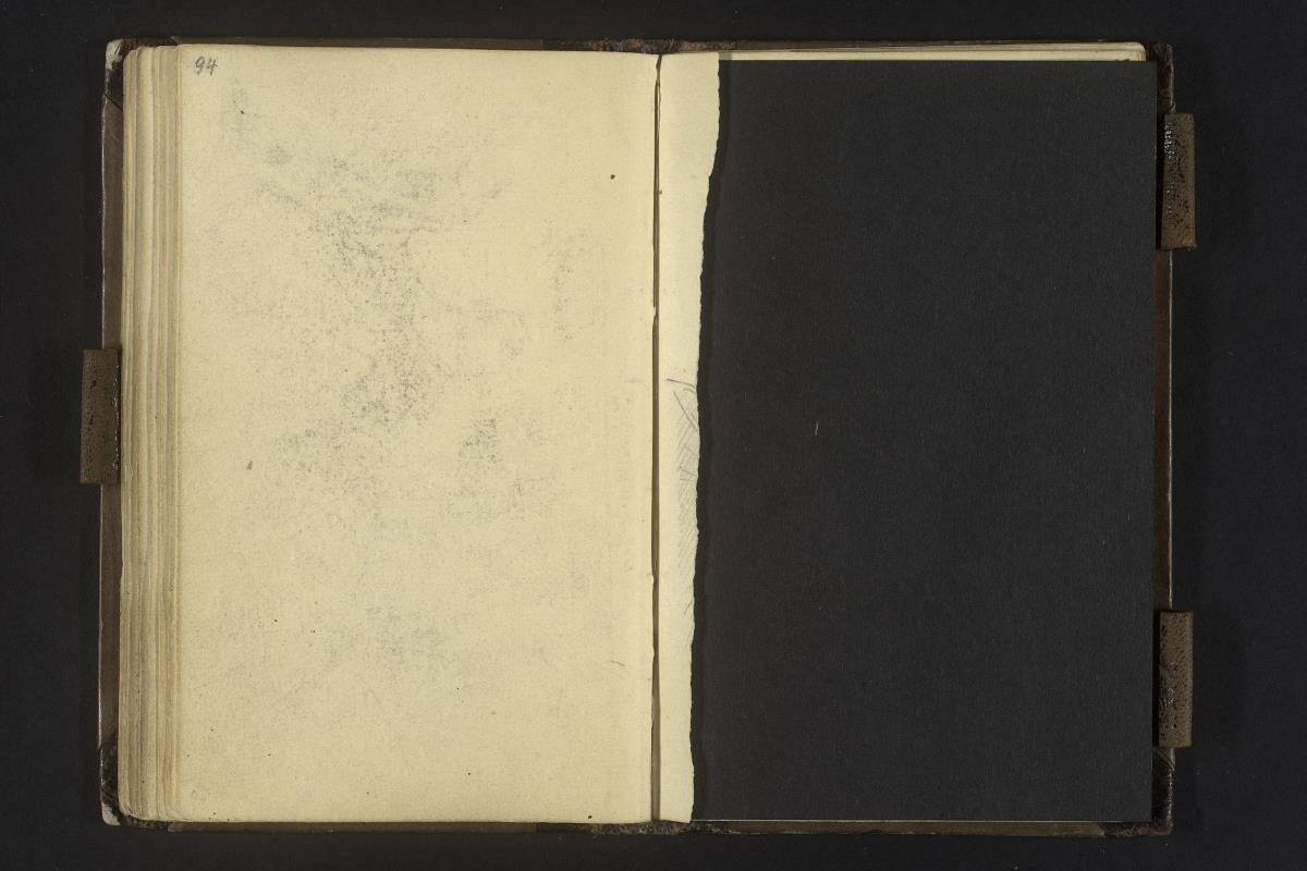 Fragment einer herausgeschnittenen Seite