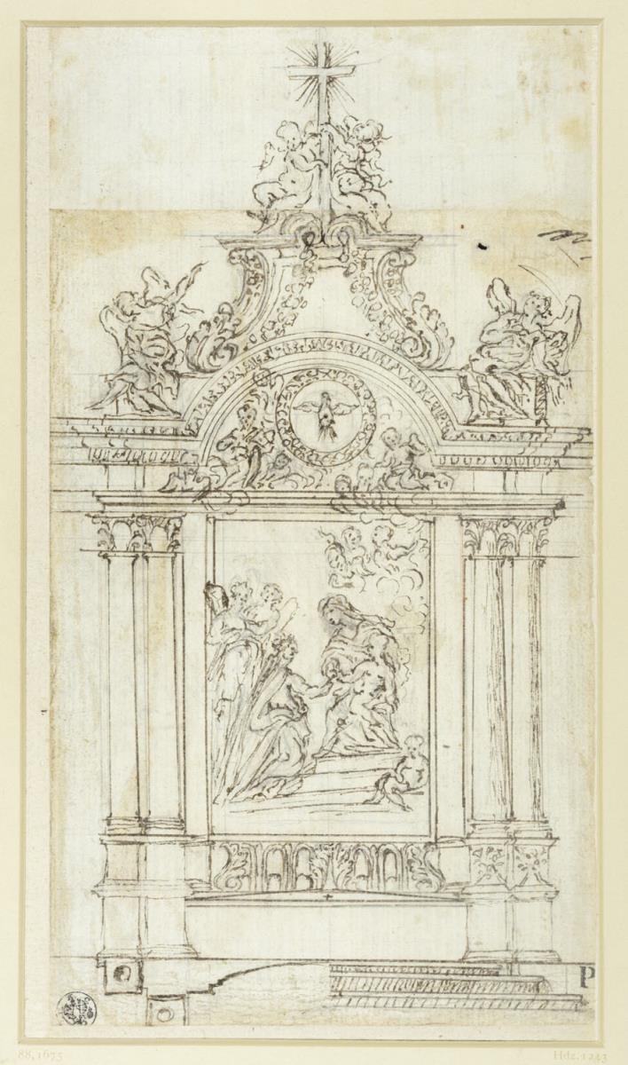 Altar, Verlobung der hl. Catarina