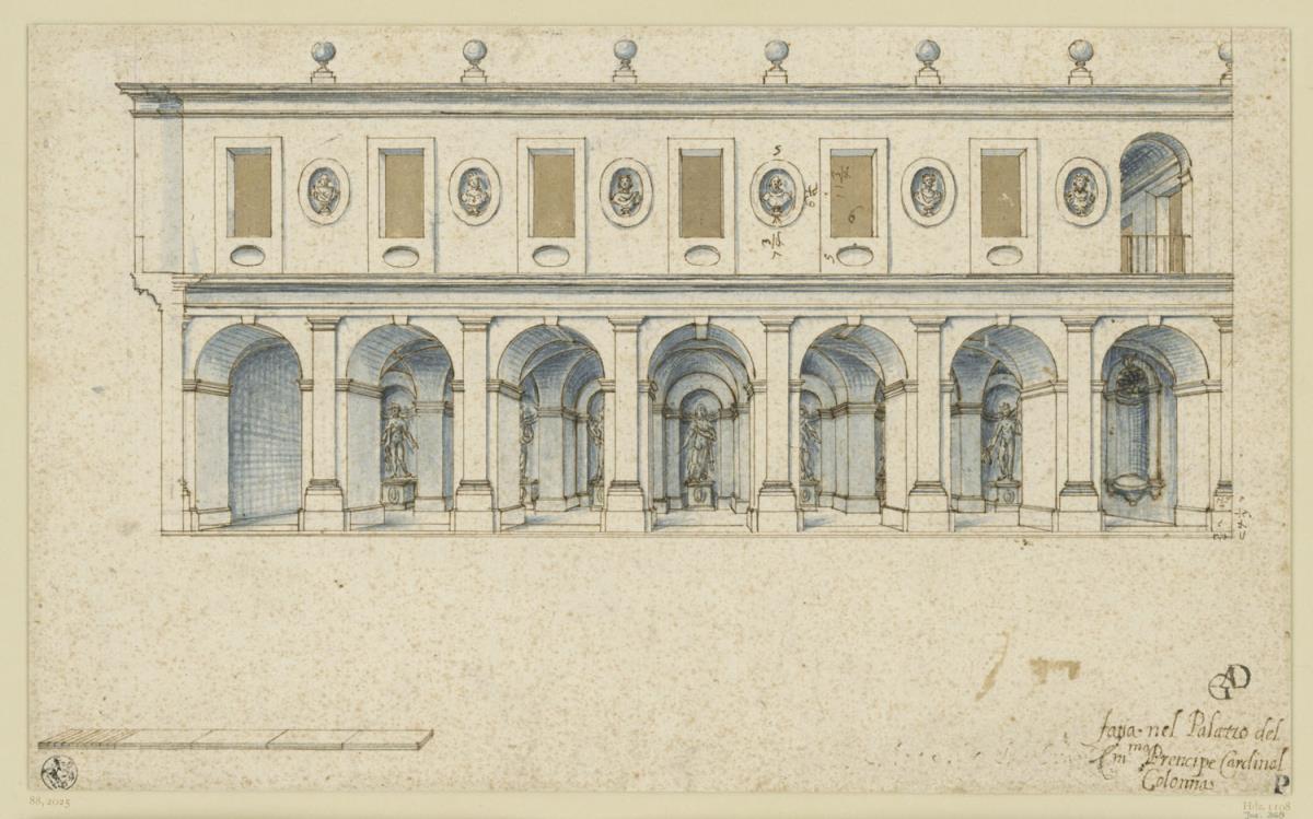 Hof des Palazzo Colonna