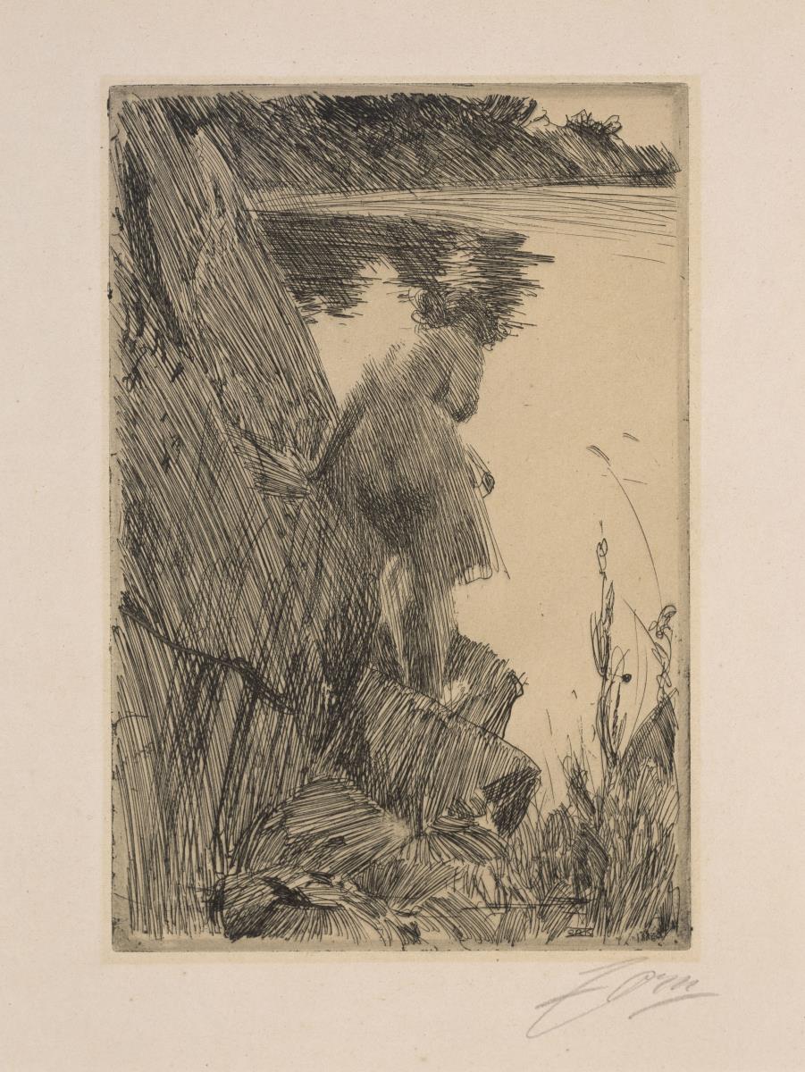 Badende (Abend), 3. Zustand