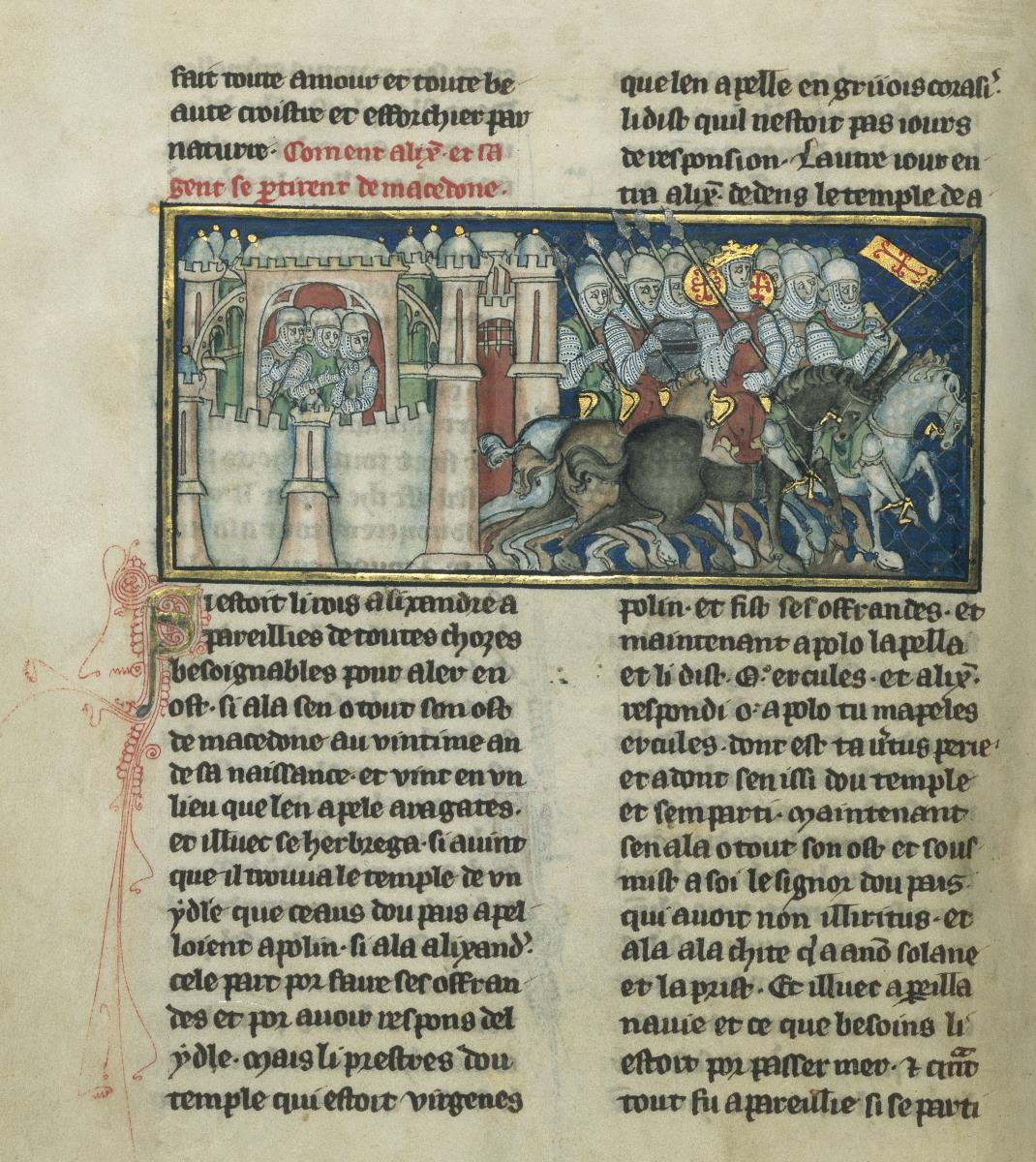 Alexander-Roman. Wie Alexander und seine Leute Mazedonien verließen