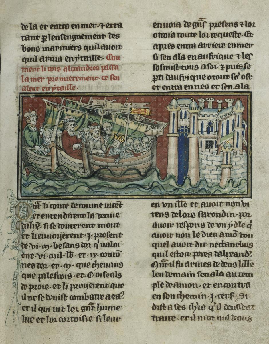 Alexander-Roman. Wie Alexander zum ersten Mal das Meer überquerte und nach Italien ging