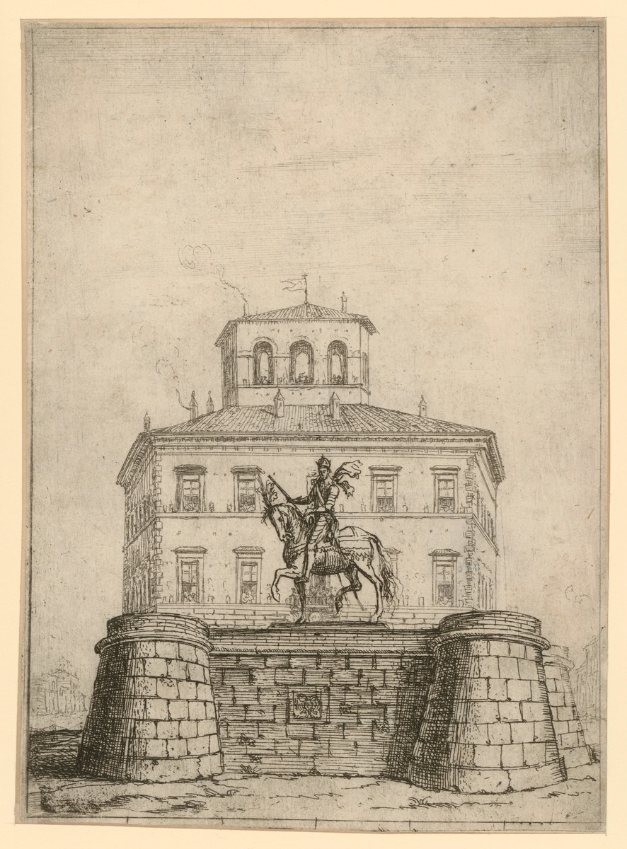 Die Reiterstatue des Königs der Römer