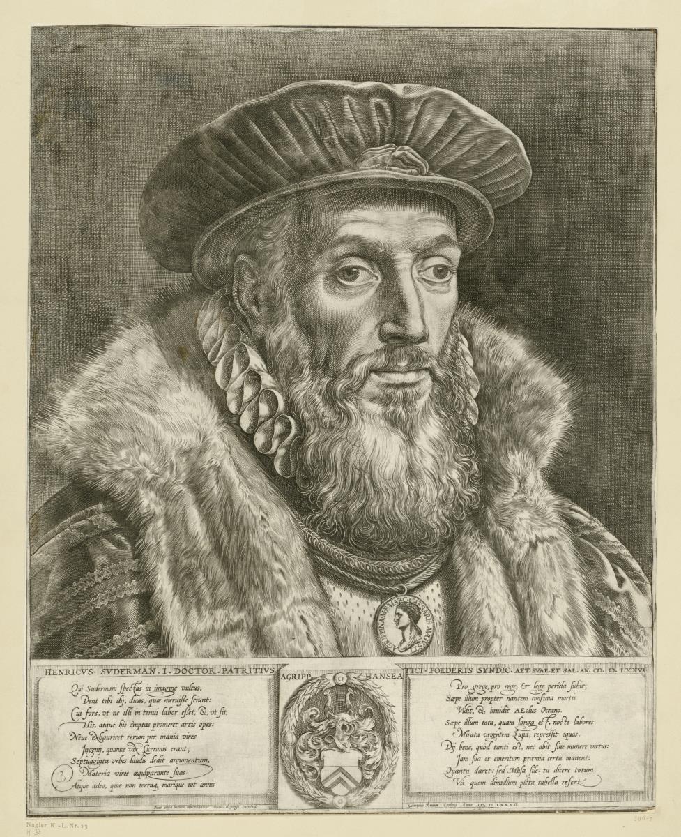 Porträt des Heinrich Sudermann