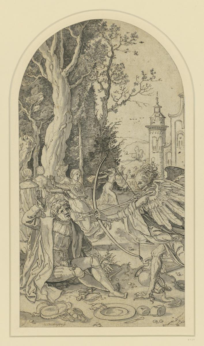 Der Tod des Edelmanns (der Tod überfällt eine tafelnde Gesellschaft)