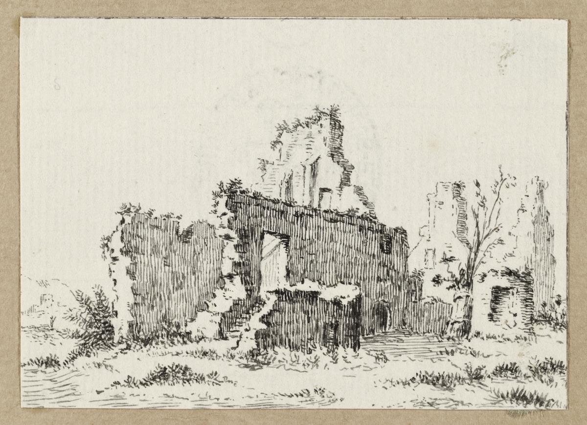 Landschaft mit Ruinen
