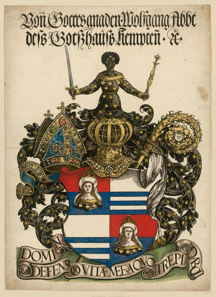 Wappen des Abt Wolfgang von Grünenstein