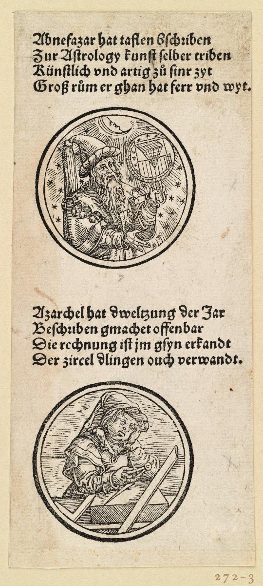 Zwei Bildnisse von Astronomen: Abnefazar, Azarchel