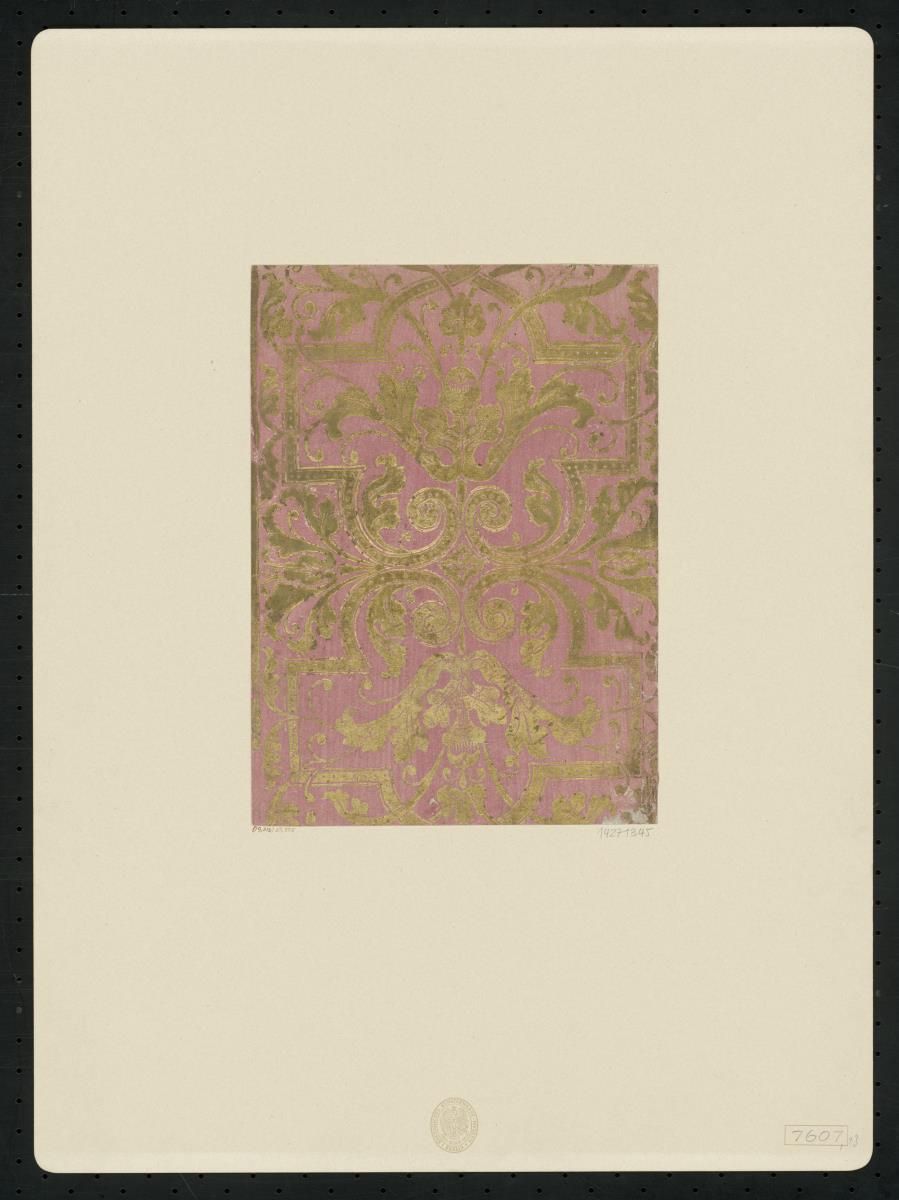 Brokatpapier (großes Bandwerkornament)