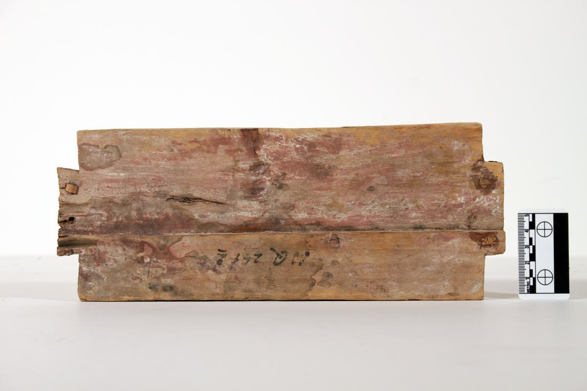 Eines von zwei Teilen eines Holzrahmen