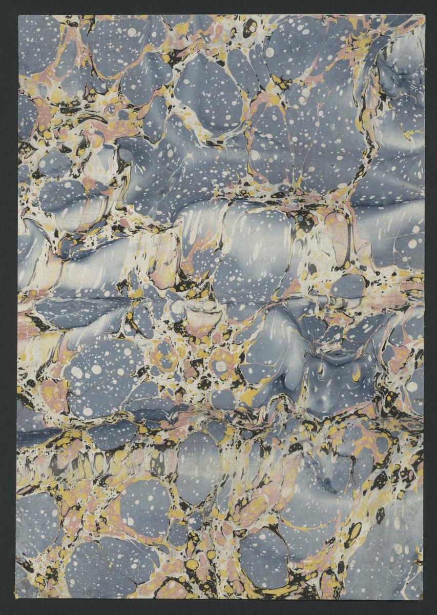 Buntpapier (Wellenmarmor)