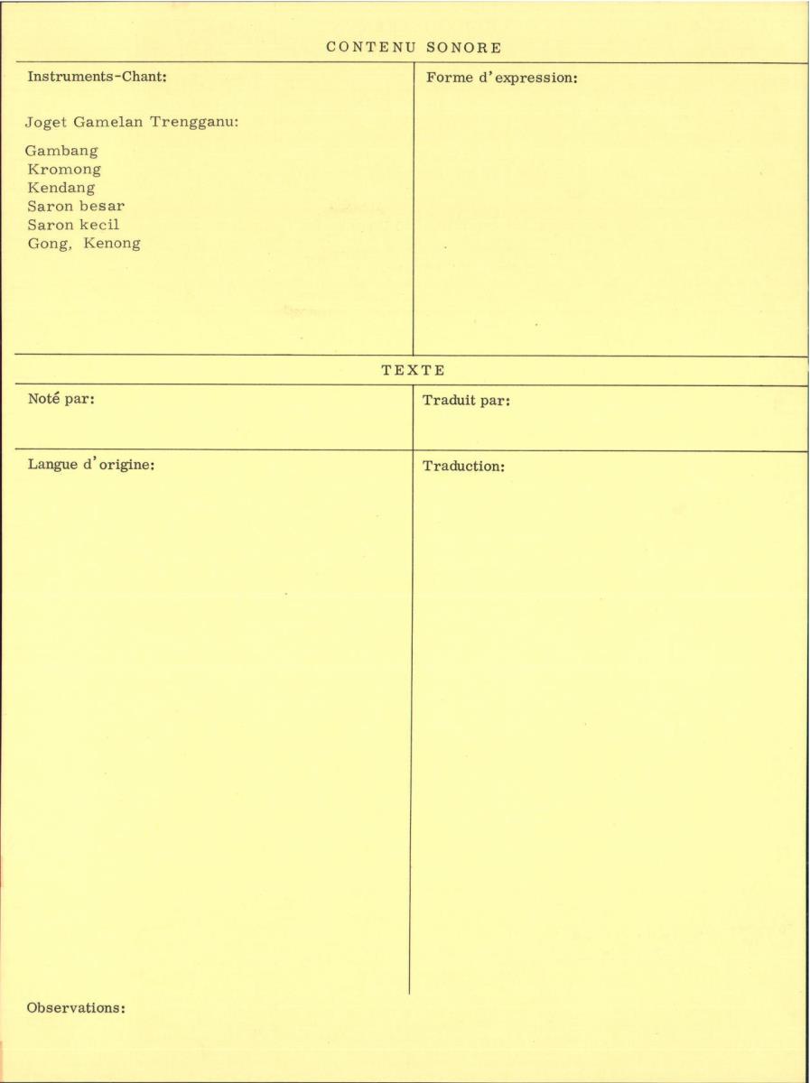 01 Temu Ramah (interview) avec Euche Dol Ramli: les instrument de Joget Gamelan Trengganu, Bali