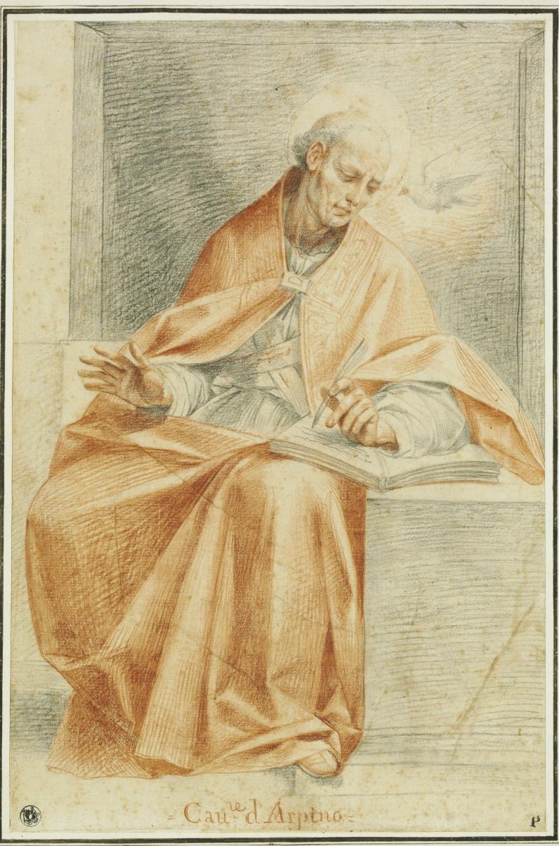 Der Heilige Gregor von der Taube inspiriert