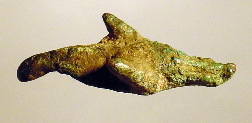 Rehkopf (wohl Fragment einer Schöpfkelle)