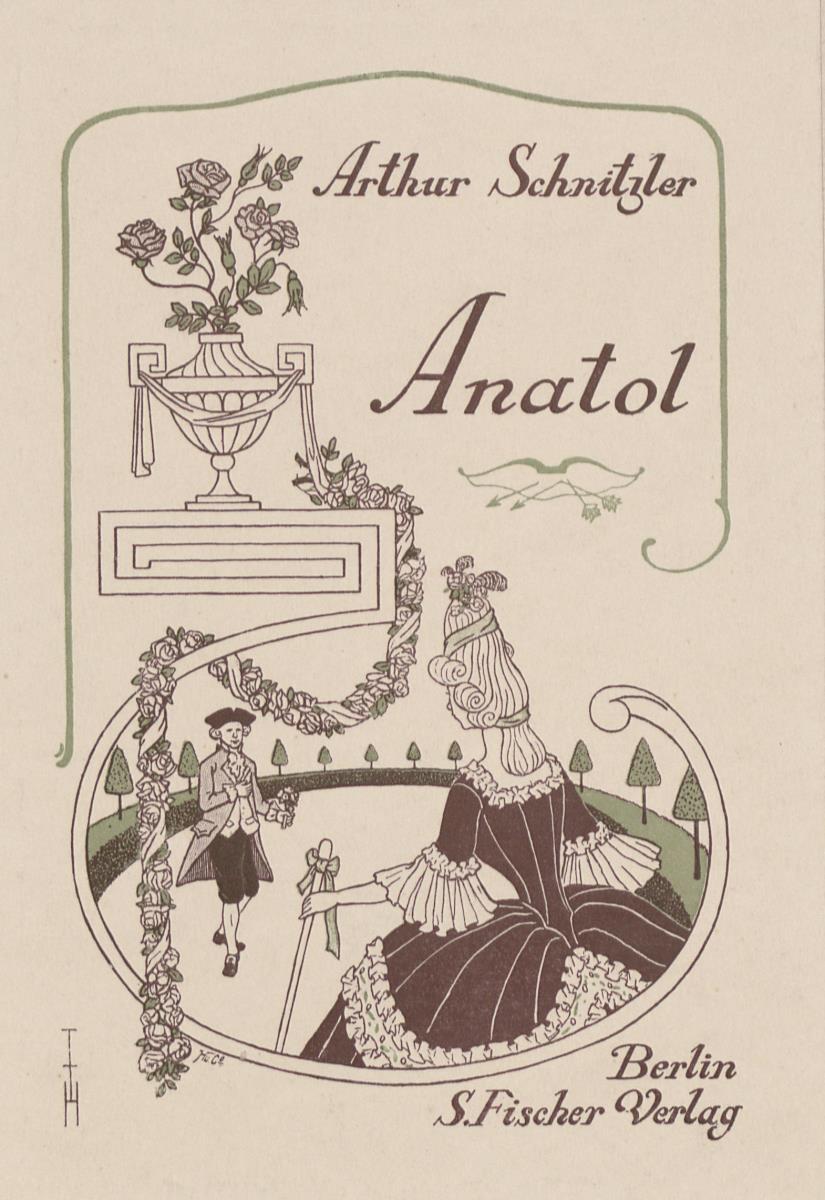 Buchumschlag Arthur Schnitzler, Anatol
