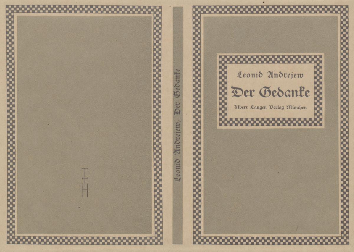 Buchumschlag zu Leonid Andrejew, Der Gedanke