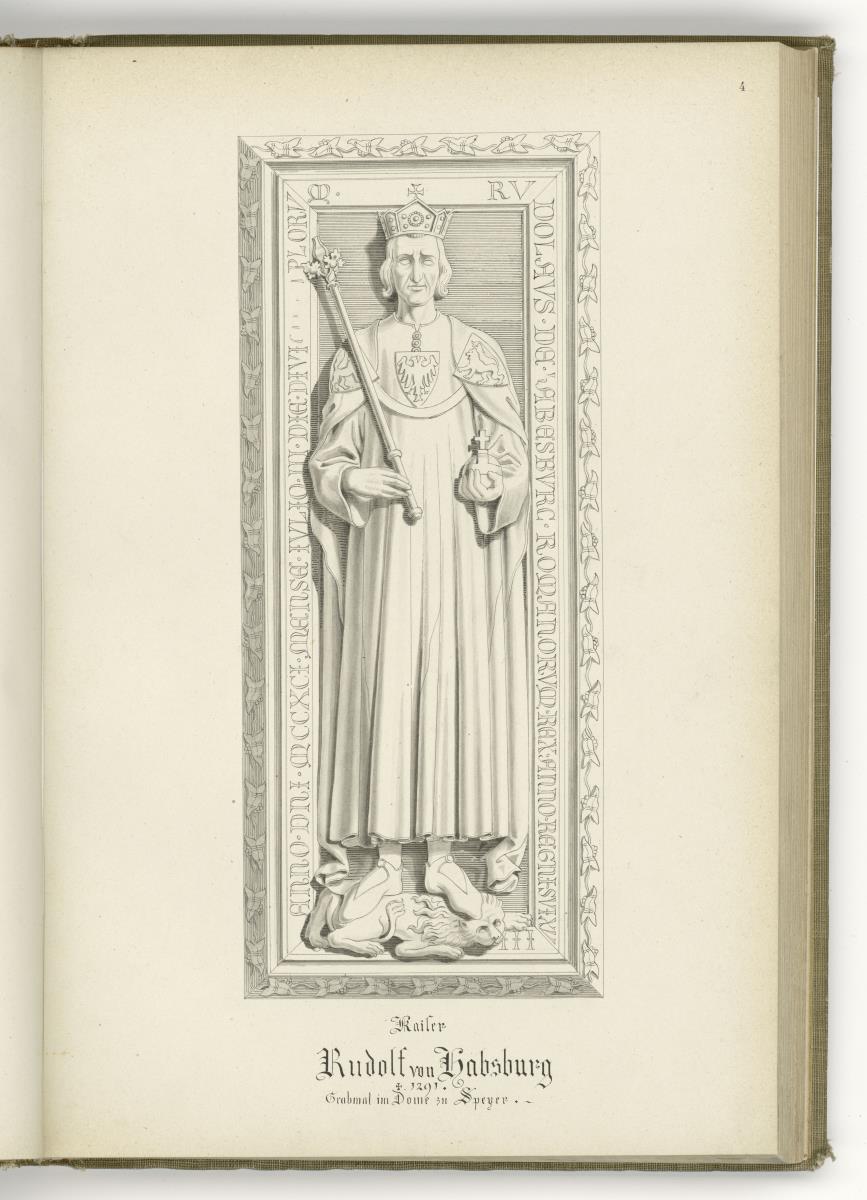 Kaiser Rudolf v. Habsburg, gest.Grabmal, Dom zu Speyer