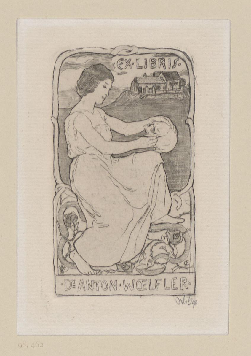 Exlibris Dr. Anton Woelfler