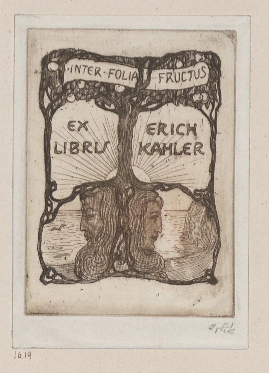 Exlibris Erich Kahler
