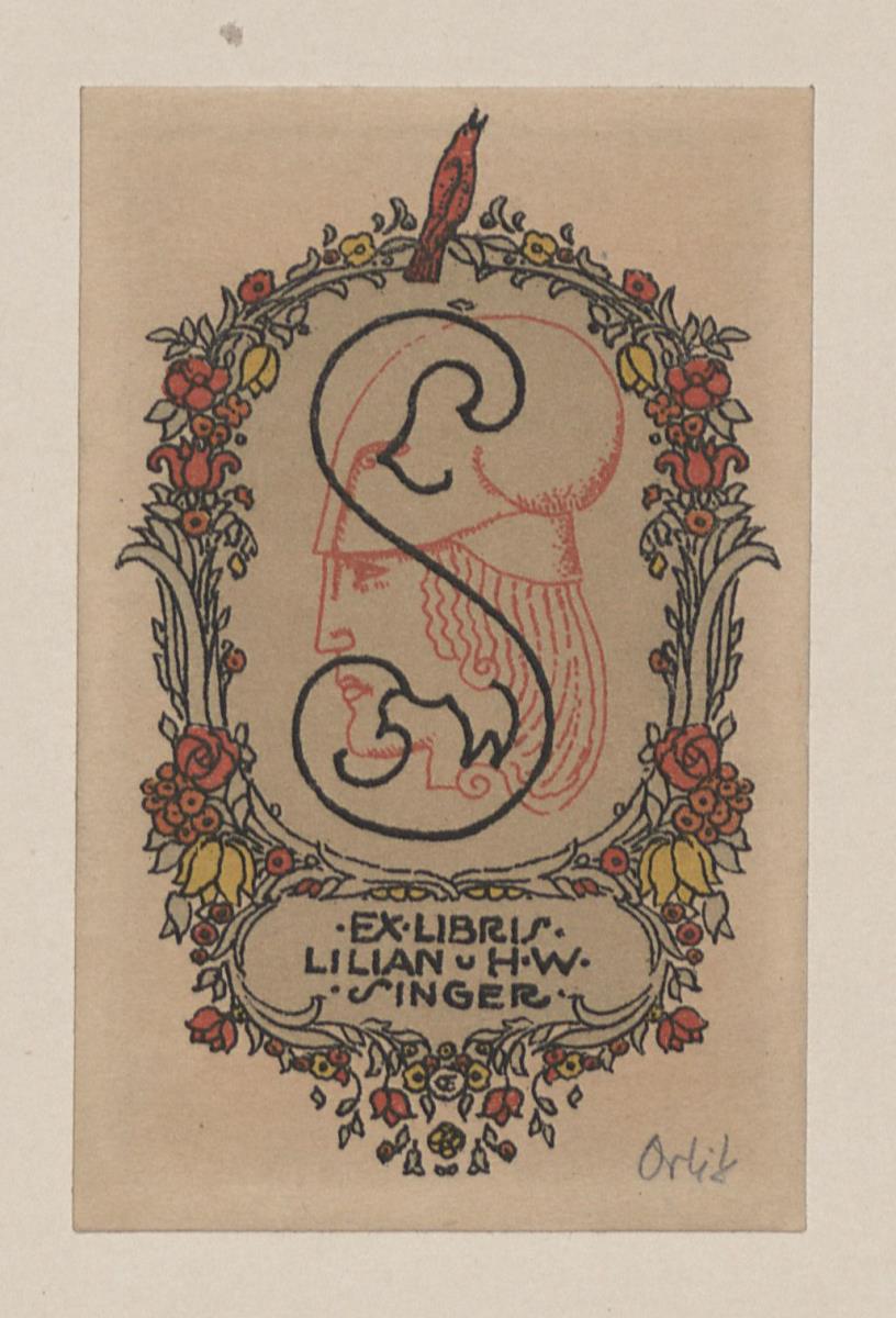 Exlibris Lilian und Hans Singer