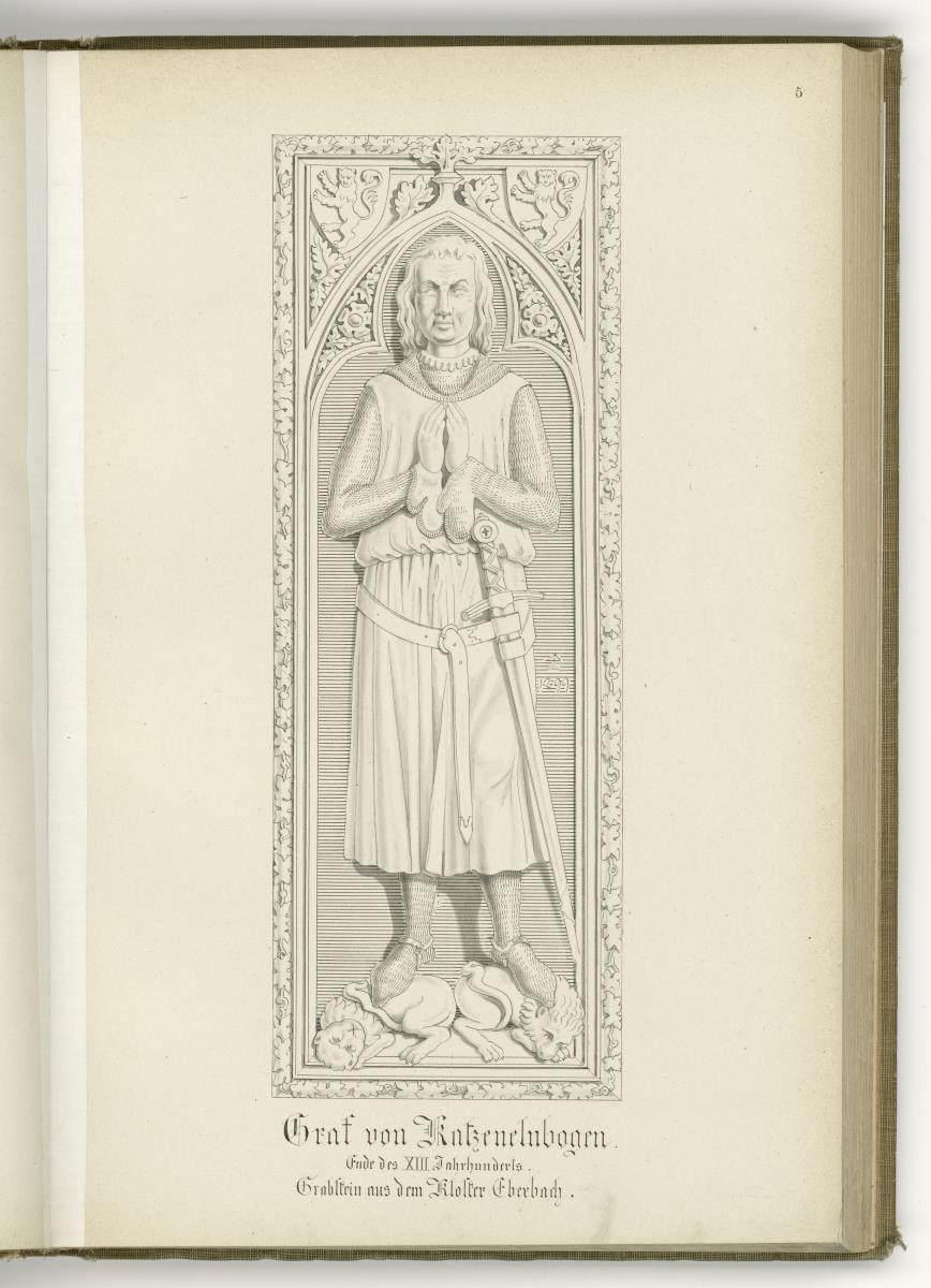 Graf von Katzenelnbogen, gest. 1299, Schlossgarten Bieberich