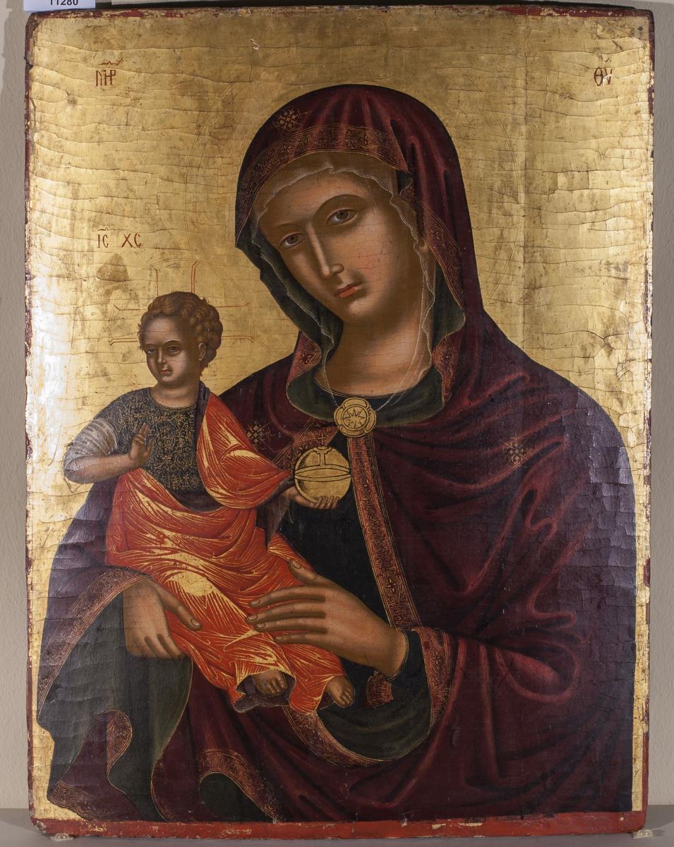 Ikone mit der Gottesmutter Hodegetria