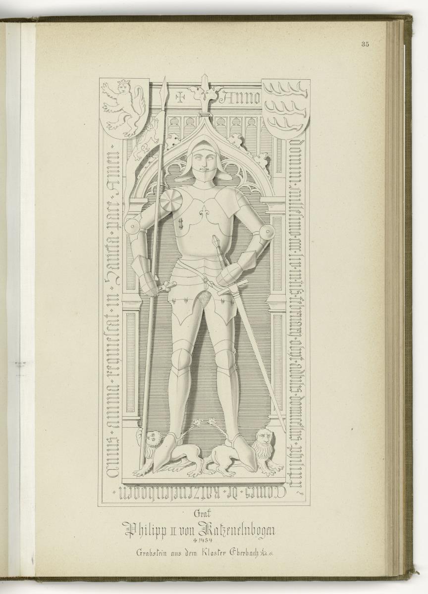 Philipp von Katzenelnbogen, gest. 1454, Kloster Eberach