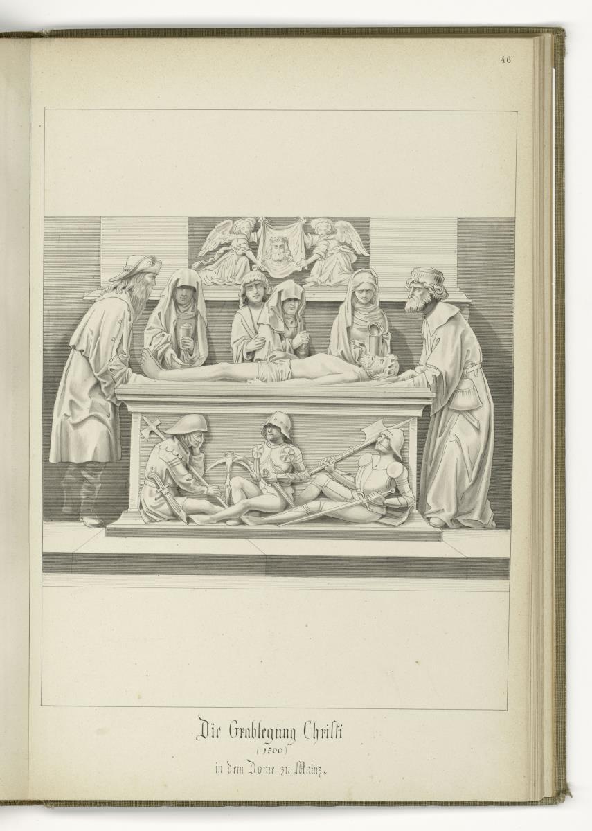 Grablegung Christi, um 1500, Dom zu Mainz