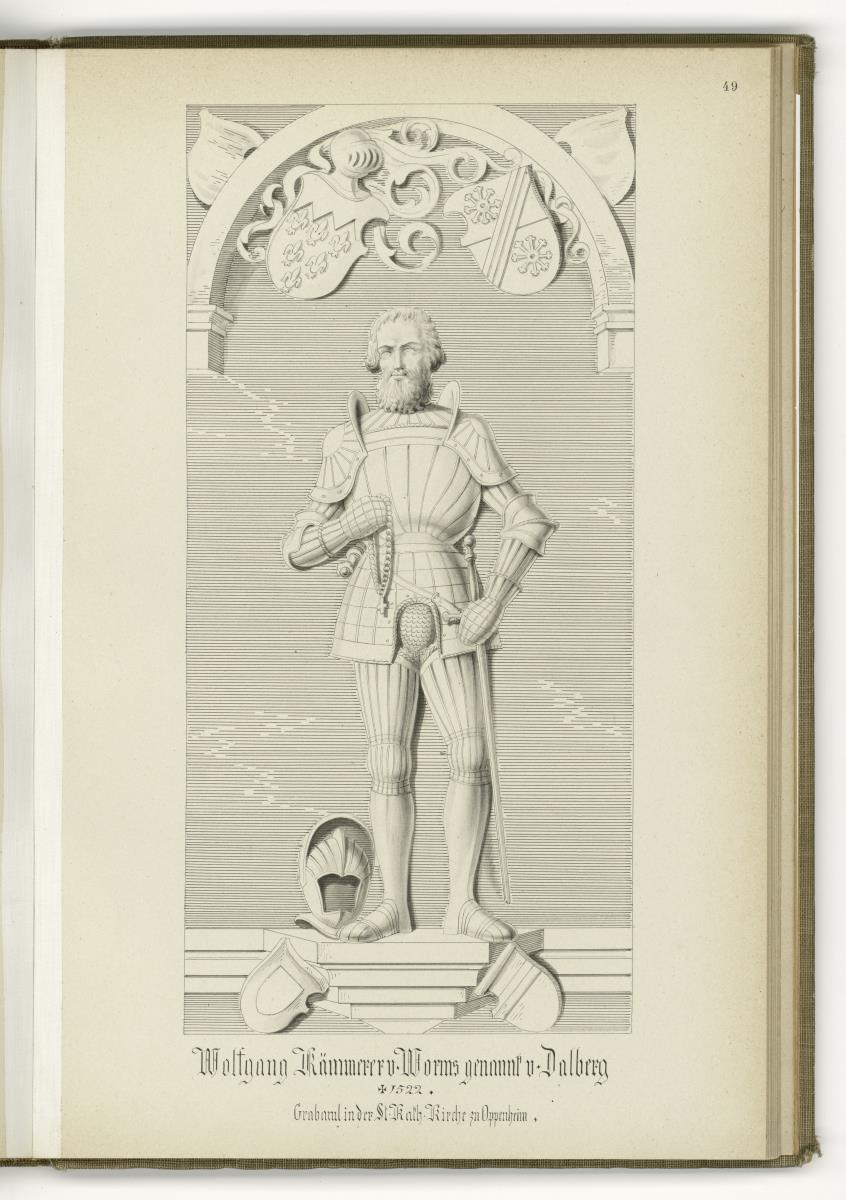 Wolfgang Kämmerer von Worms, gen. Dalberg, gest. 1522, Katharinenkirche Oppenheim