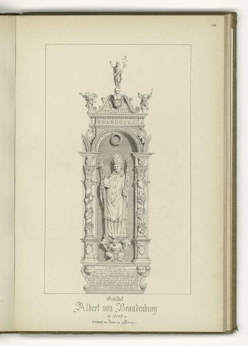 Erzbischof Albert von Brandenburg, gest. 1545, Dom zu Mainz