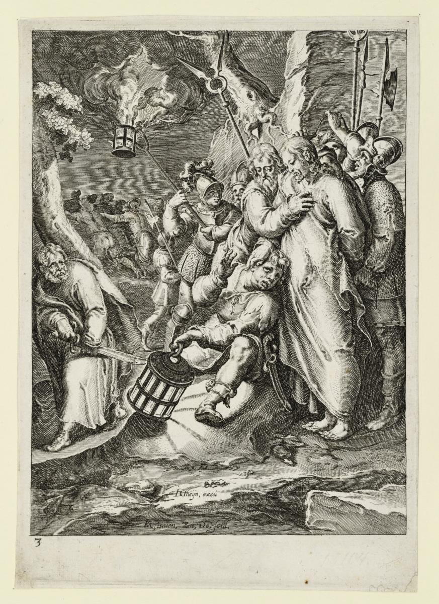Die Gefangennahme Christi, Blatt 4 aus der Folge "Die Passion Christi"