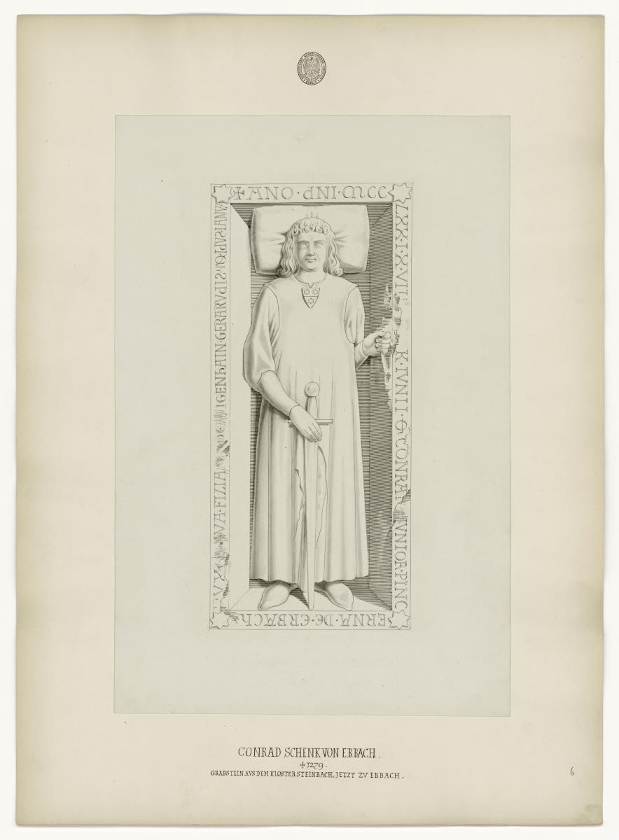 Conrad Schenk von Erbach, gest. 1279, Kloster Erbach