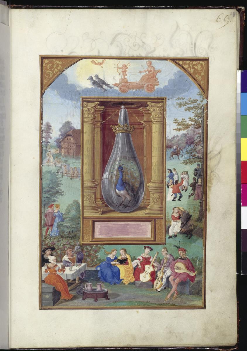 Splendor Solis oder Sonnenglanz - Venus und ihre Kinder / Die Hitze bringt den in der Erde verborgenen Geist empor