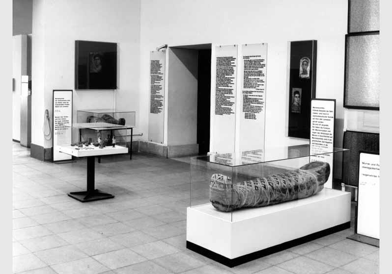Aufstellung des Ägyptischen Museums und der Papyrussammlung im Bode-Museum, Griechich-Römischer Saal, Raum 9
