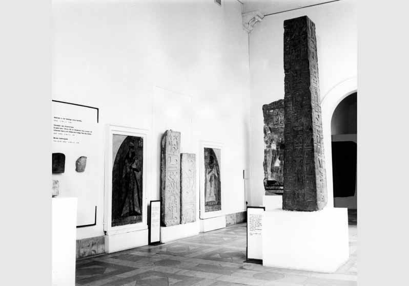 Aufstellung des Ägyptischen Museums und der Papyrussammlung im Bode-Museum, Saal des späten Neuen Reiches, Raum 6