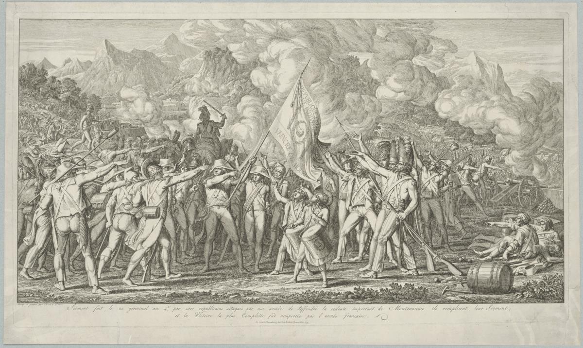 Der Schwur der Franzosen bei Montenesimo
