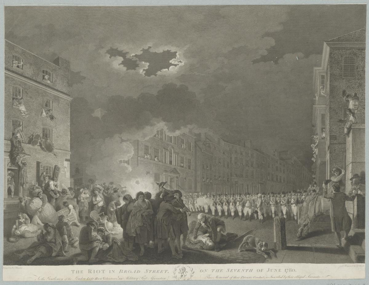 The Riot in Broad Street, on the Seventh of June 1780