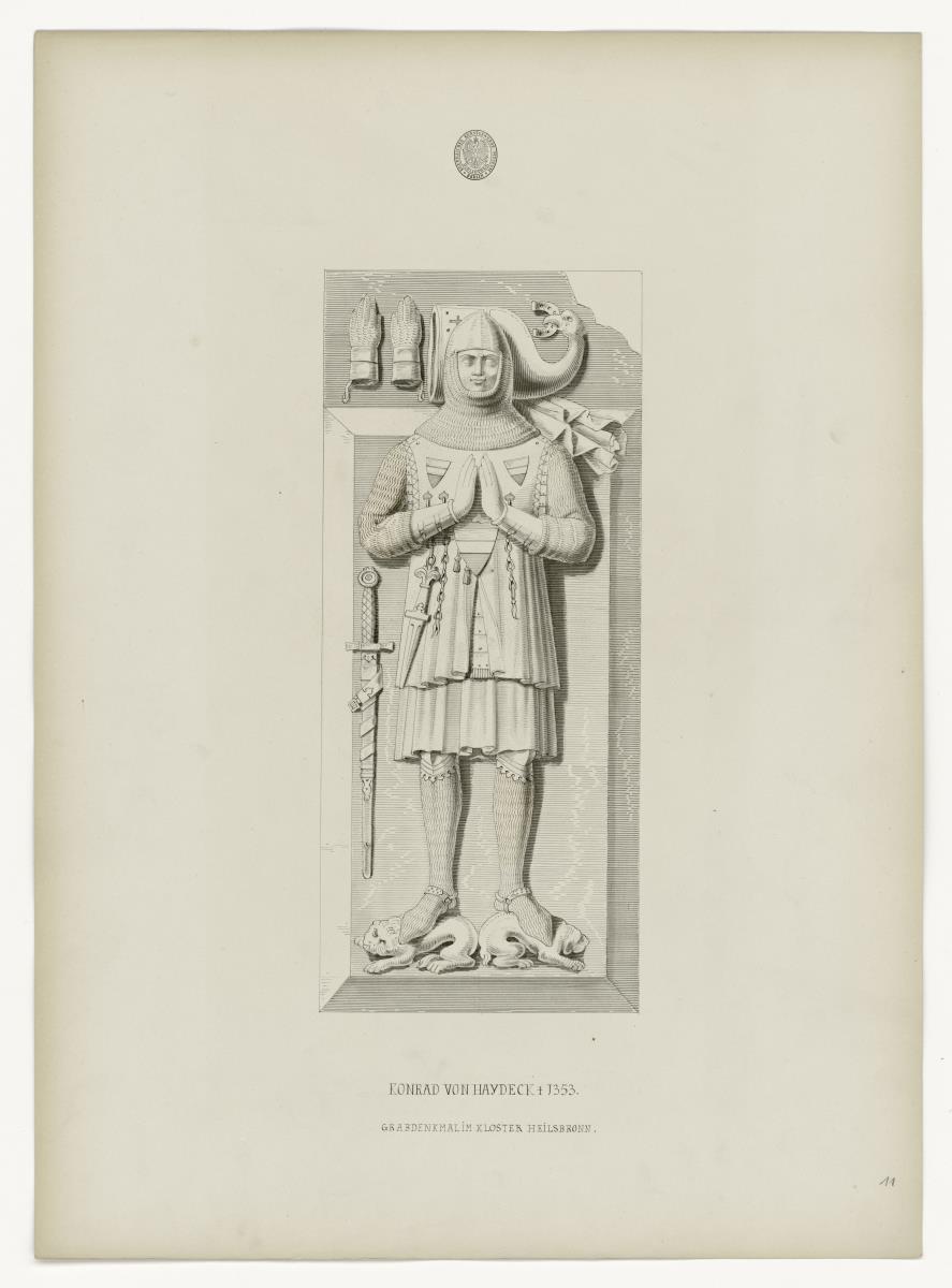 Konrad von Haydeck, gest. 1353, Kloster Heilsbronn