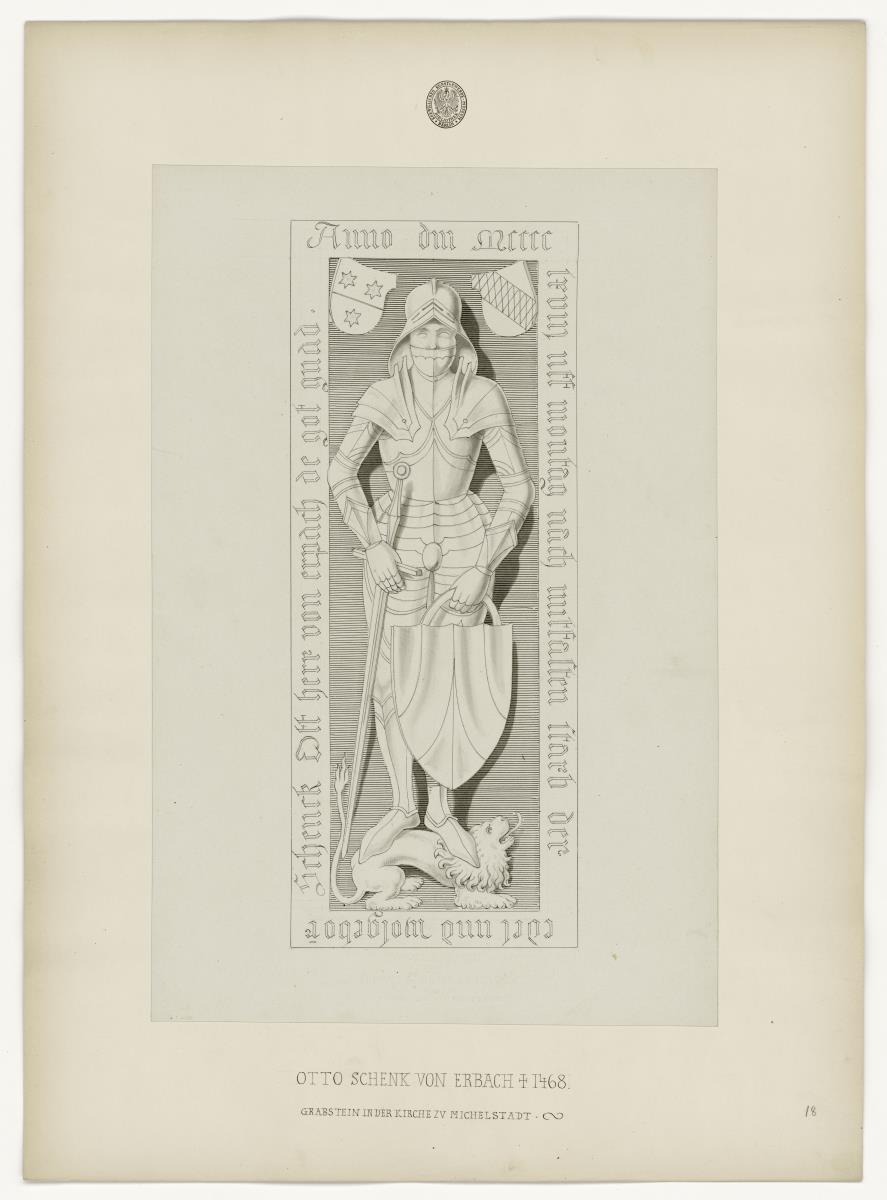 Otto Schenk von Erbach, gest. 1468, Kirche Mittelstadt