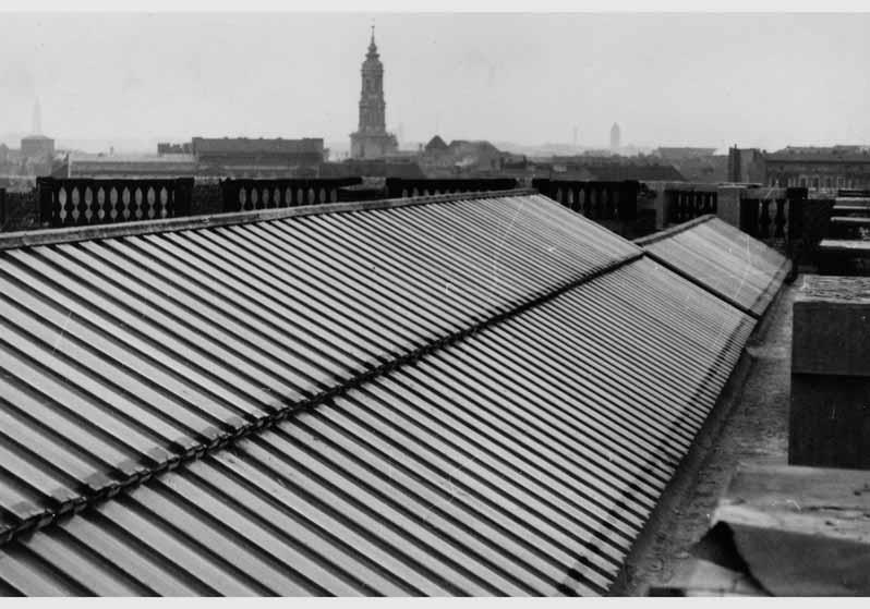 Blick auf das Dach der Nationalgalerie