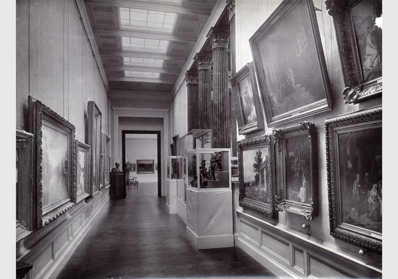 Blick in die Ausstellung der Nationalgalerie