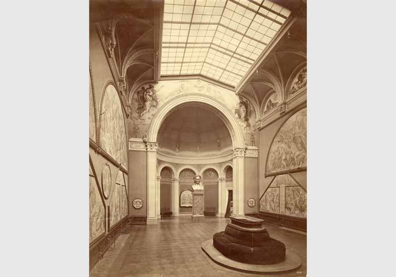 Blick in die Ausstellung der Nationalgalerie, 2.Cornelius-Saal