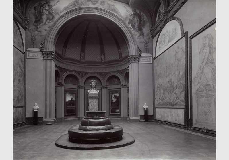 Blick in die Ausstellung der Nationalgalerie, 2.Cornelius-Saal